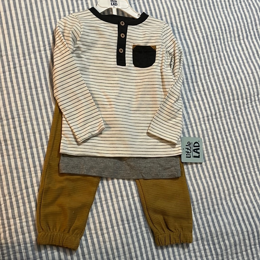 24 months, 3 piece outfit, Little Lad brand